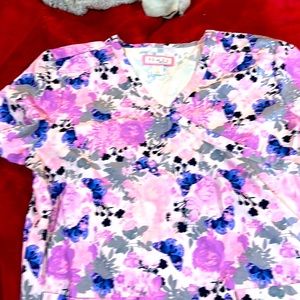 Koi nursing scrub top